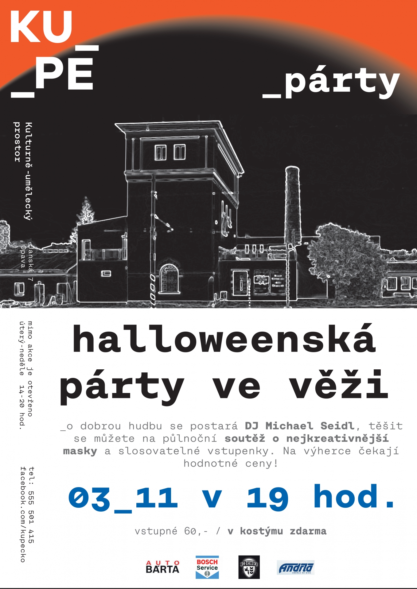 Halloweenská párty s DJ Michalem Seidlem